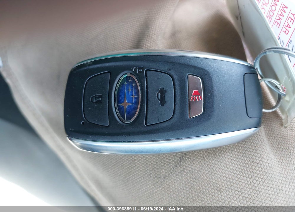 2019 SUBARU CROSSTREK 2.0I LIMITED VIN: JF2GTANC9K8251796
