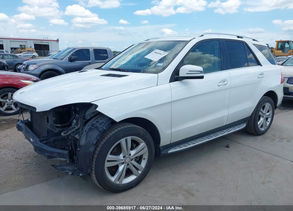 2014 MERCEDES-BENZ ML 350 VIN: 4JGDA5JB2EA380371