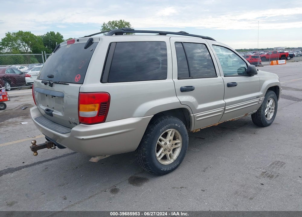 2004 JEEP GRAND CHEROKEE LAREDO VIN: 1J4GW48N44C316827