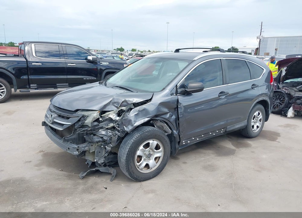 2013 HONDA CR-V LX VIN: 3CZRM3H39DG712319