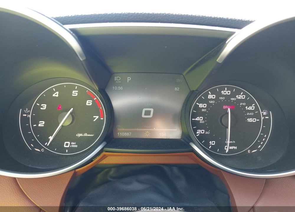 2017 ALFA ROMEO GIULIA RWD VIN: ZARFAEBN9H7536645