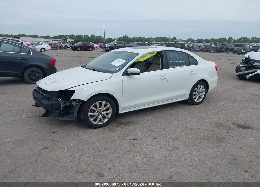 2014 VOLKSWAGEN JETTA 1.8T SE VIN: 3VWD07AJ9EM438339