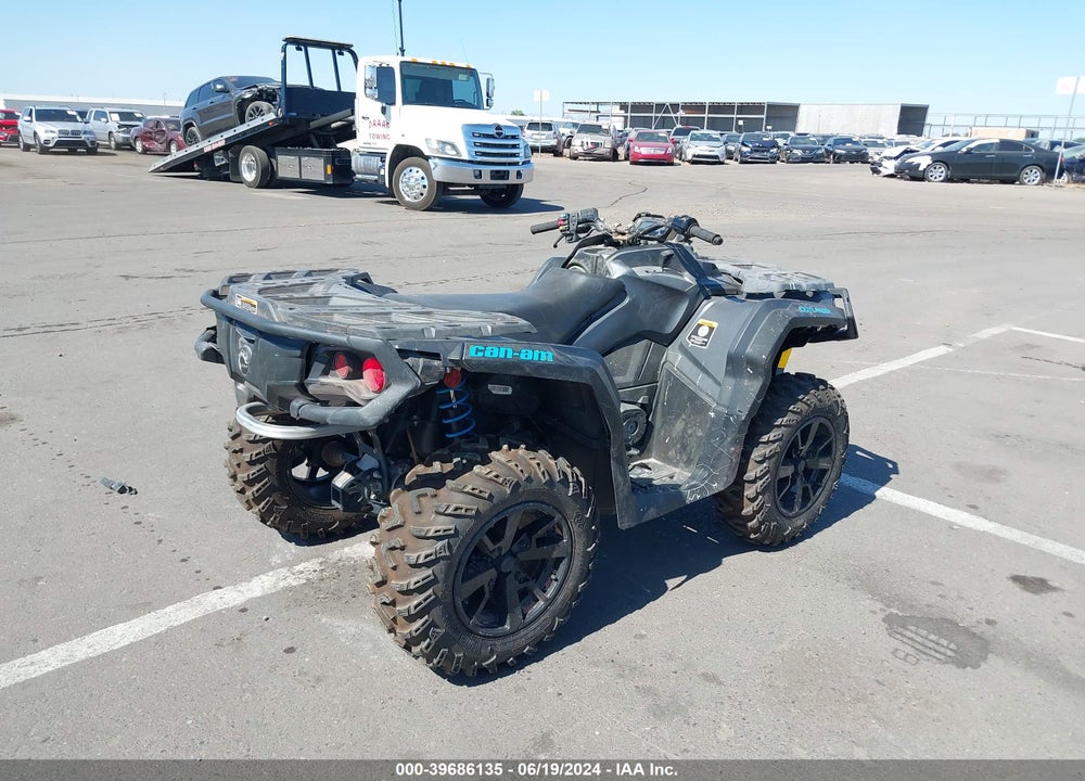 2021 CAN-AM OUTLANDER 650 XT VIN: 3JBLKAJ46MJ001837
