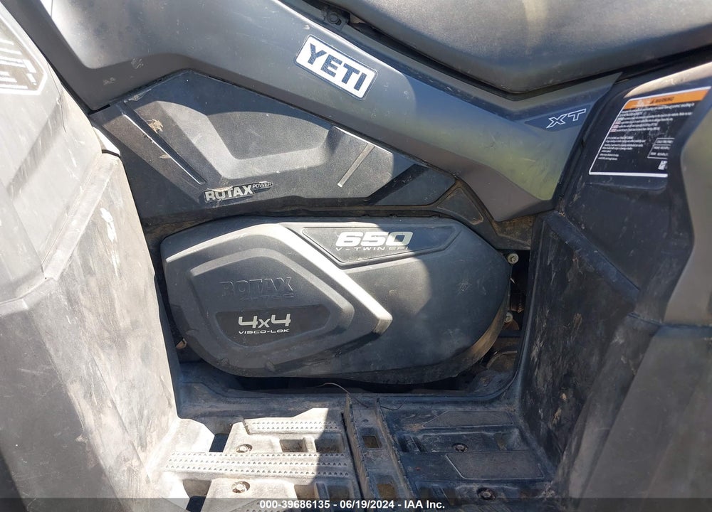 2021 CAN-AM OUTLANDER 650 XT VIN: 3JBLKAJ46MJ001837