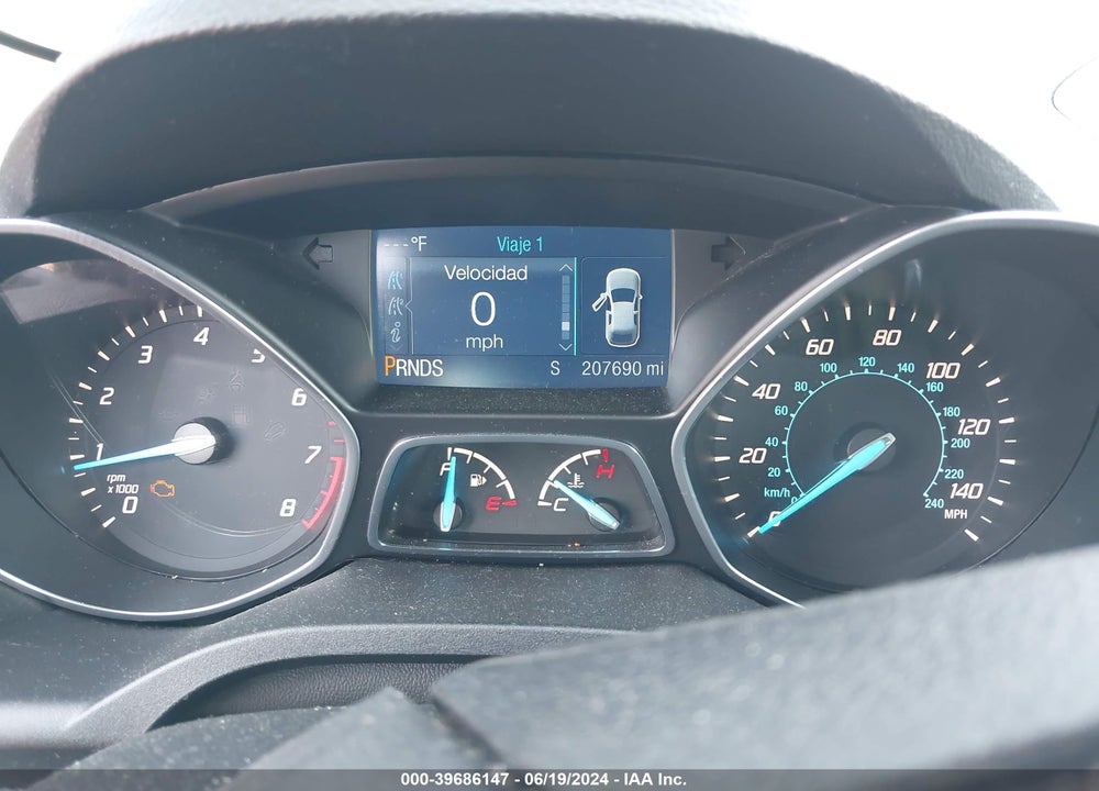 2014 FORD ESCAPE S VIN: 1FMCU0F7XEUB93811