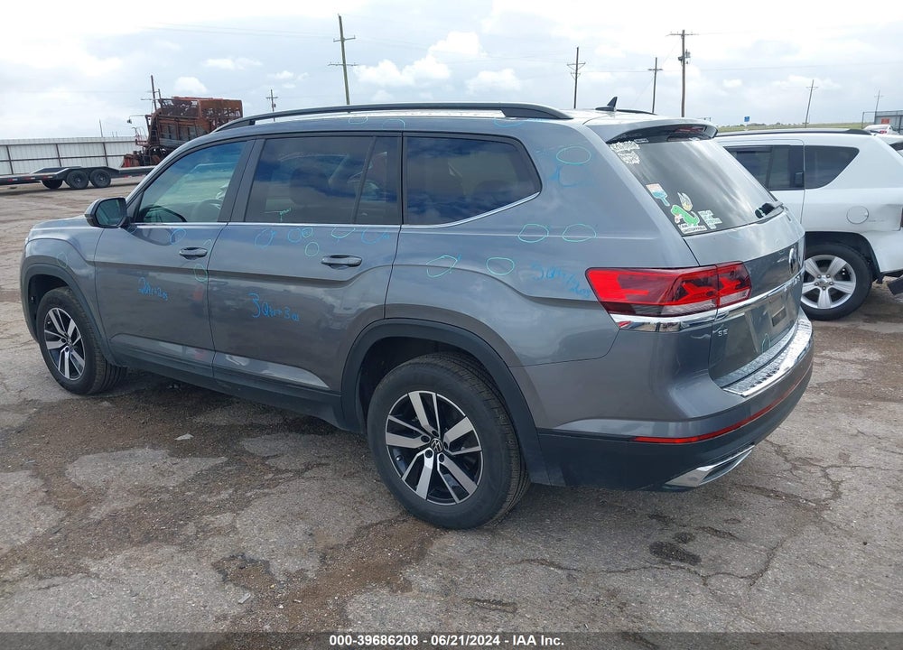 2022 VOLKSWAGEN ATLAS 2.0T SE VIN: 1V2DP2CA7NC558736
