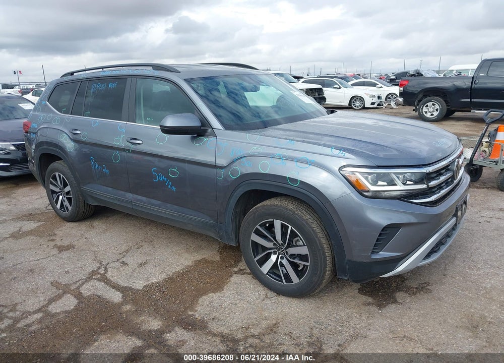2022 VOLKSWAGEN ATLAS 2.0T SE VIN: 1V2DP2CA7NC558736