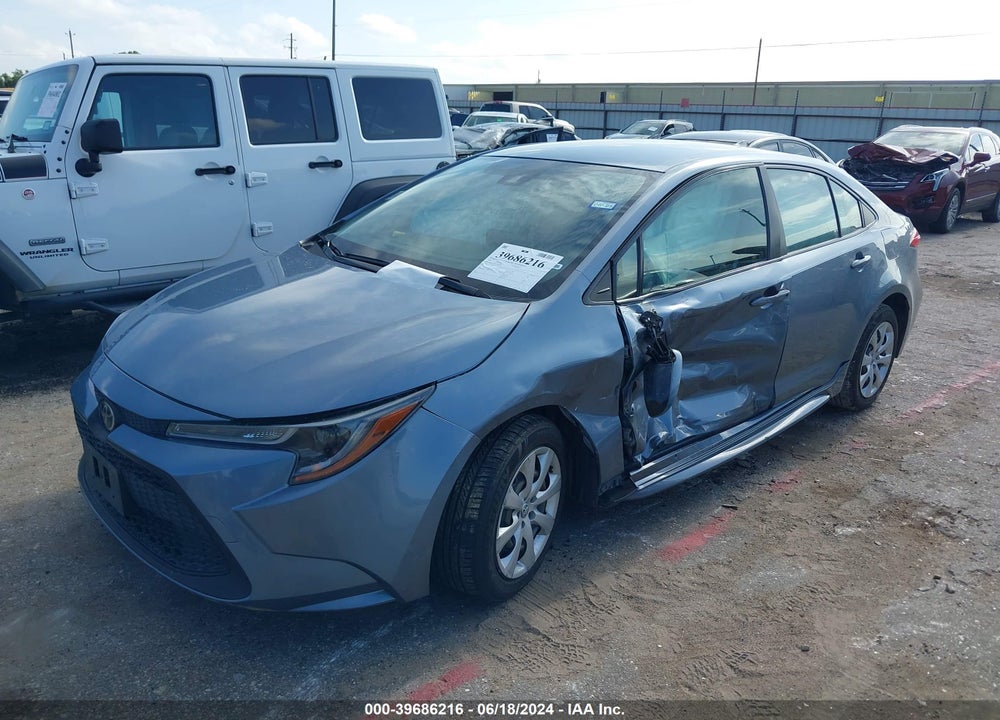2020 TOYOTA COROLLA LE VIN: JTDEPRAE8LJ046304