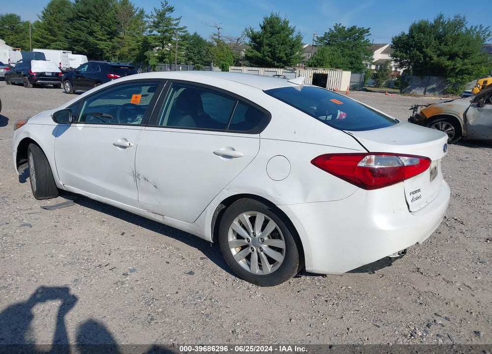 2016 KIA FORTE LX VIN: KNAFX4A63G5612672