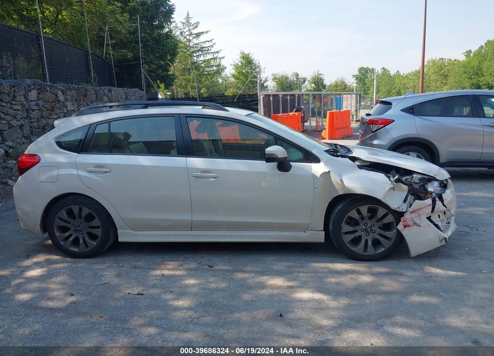 2015 SUBARU IMPREZA 2.0I SPORT LIMITED VIN: JF1GPAV69F8310595