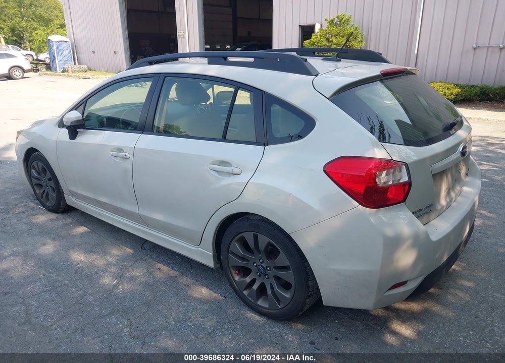 2015 SUBARU IMPREZA 2.0I SPORT LIMITED VIN: JF1GPAV69F8310595