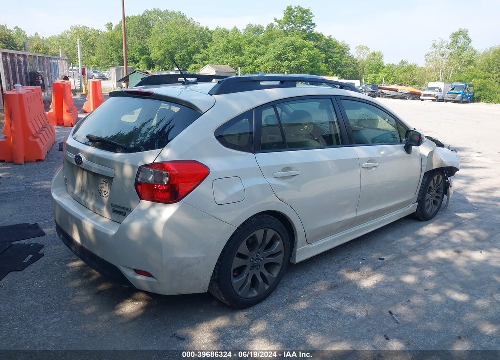 2015 SUBARU IMPREZA 2.0I SPORT LIMITED VIN: JF1GPAV69F8310595