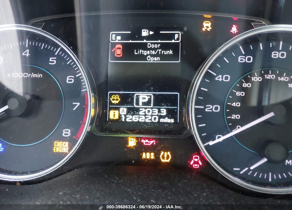 2015 SUBARU IMPREZA 2.0I SPORT LIMITED VIN: JF1GPAV69F8310595