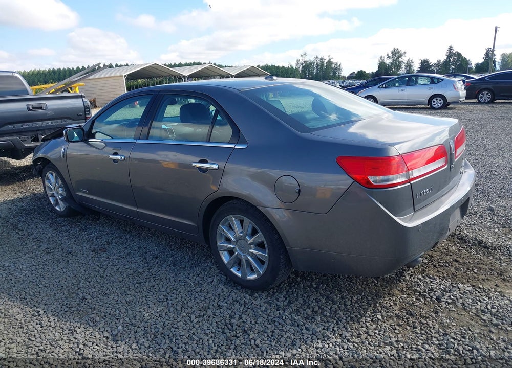2011 LINCOLN MKZ HYBRID VIN: 3LNDL2L35BR763589