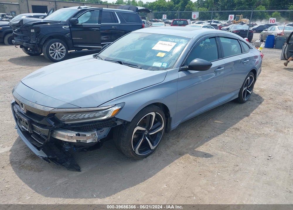 2021 HONDA ACCORD SPORT 2.0T VIN: 1HGCV2F38MA016461