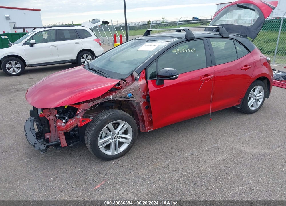 2022 TOYOTA COROLLA SE VIN: JTND4MBE6N3183735