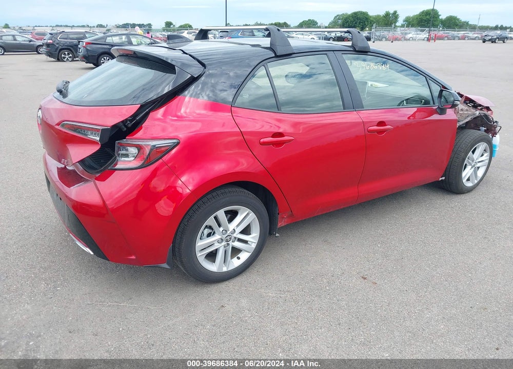 2022 TOYOTA COROLLA SE VIN: JTND4MBE6N3183735