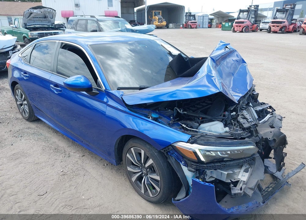 2022 HONDA CIVIC EX VIN: 2HGFE1F77NH314920