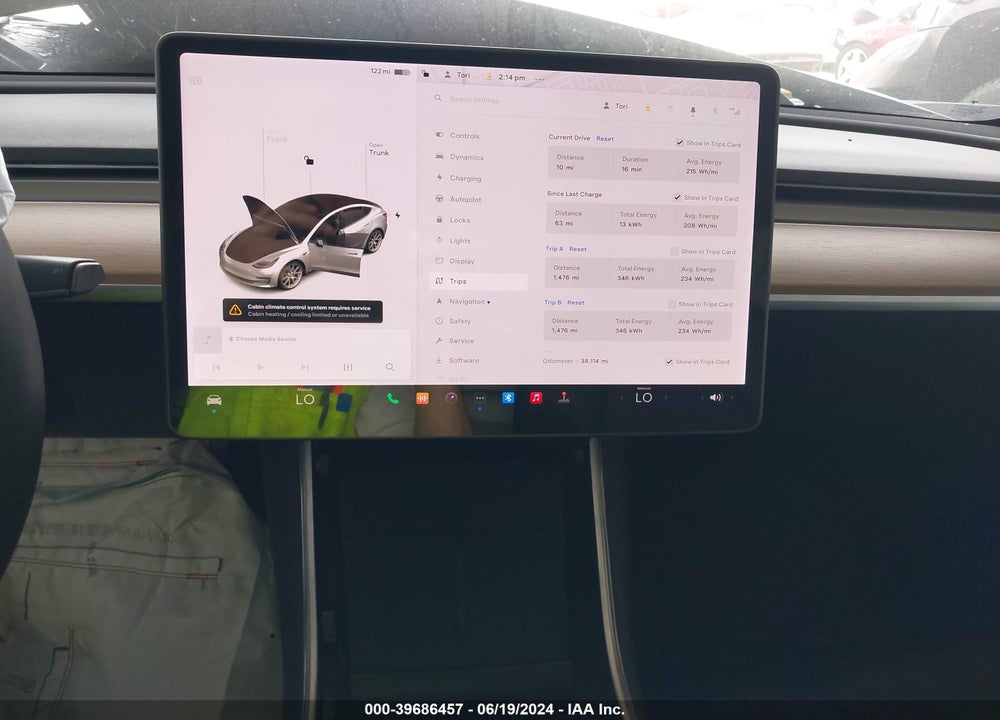 2020 TESLA MODEL 3 STANDARD RANGE PLUS REAR-WHEEL DRIVE/STANDARD RANGE REAR-WHEEL DRIVE VIN: 5YJ3E1EA3LF745577