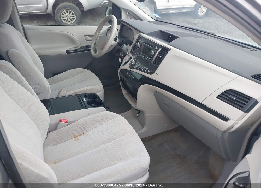 2013 TOYOTA SIENNA LE 7 PASSENGER VIN: 5TDJK3DC5DS063229