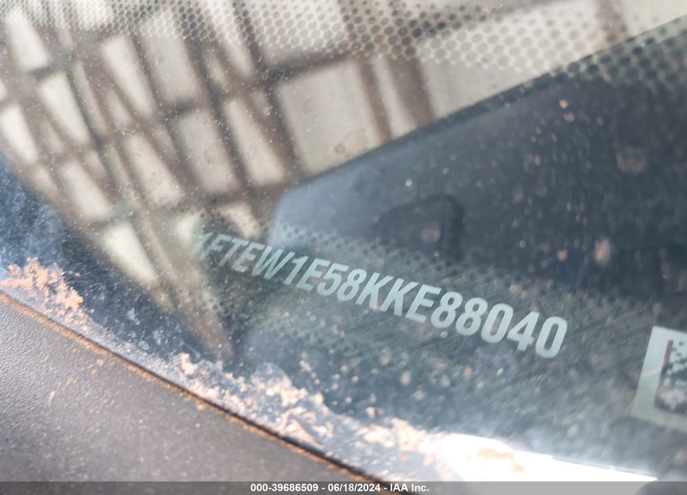 2019 FORD F-150 XLT VIN: 1FTEW1E58KKE88040