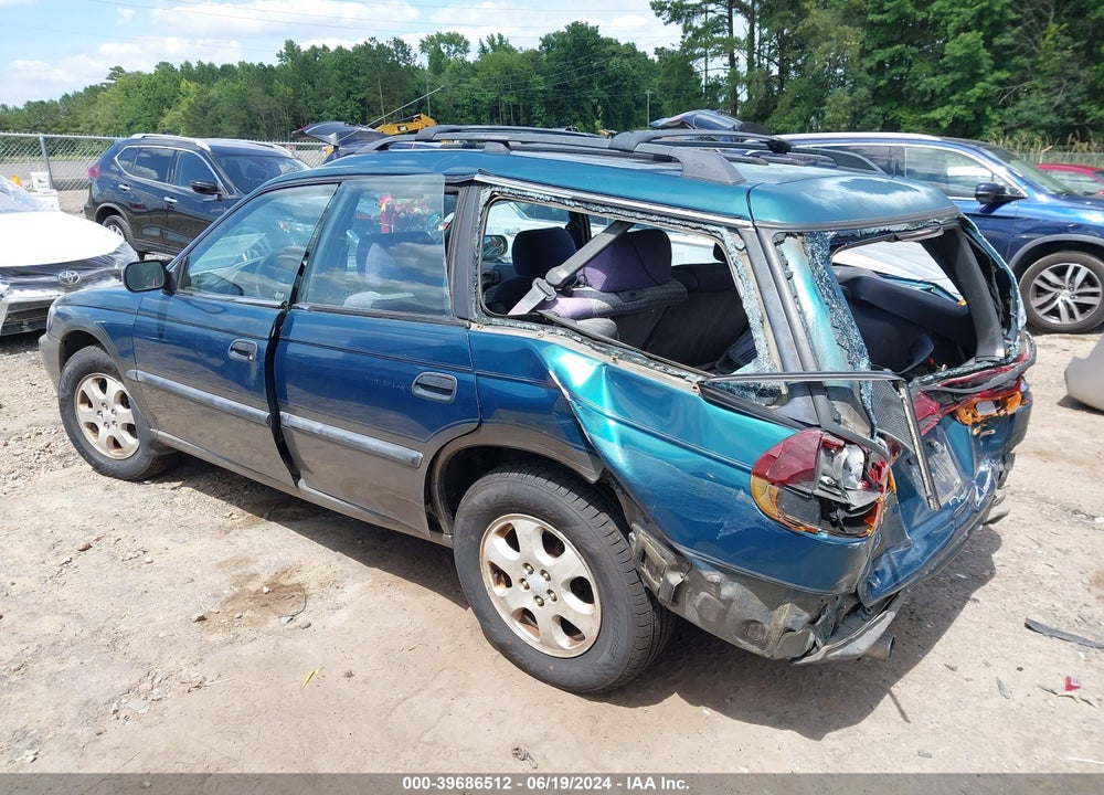 1998 SUBARU LEGACY VIN: 4S3BG6859W7632762