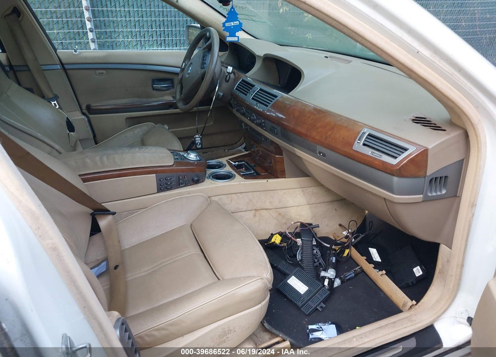 2004 BMW 745LI VIN: WBAGN63494DS46249