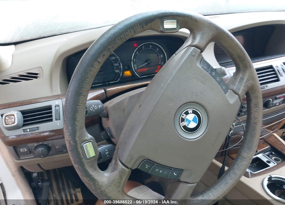 2004 BMW 745LI VIN: WBAGN63494DS46249