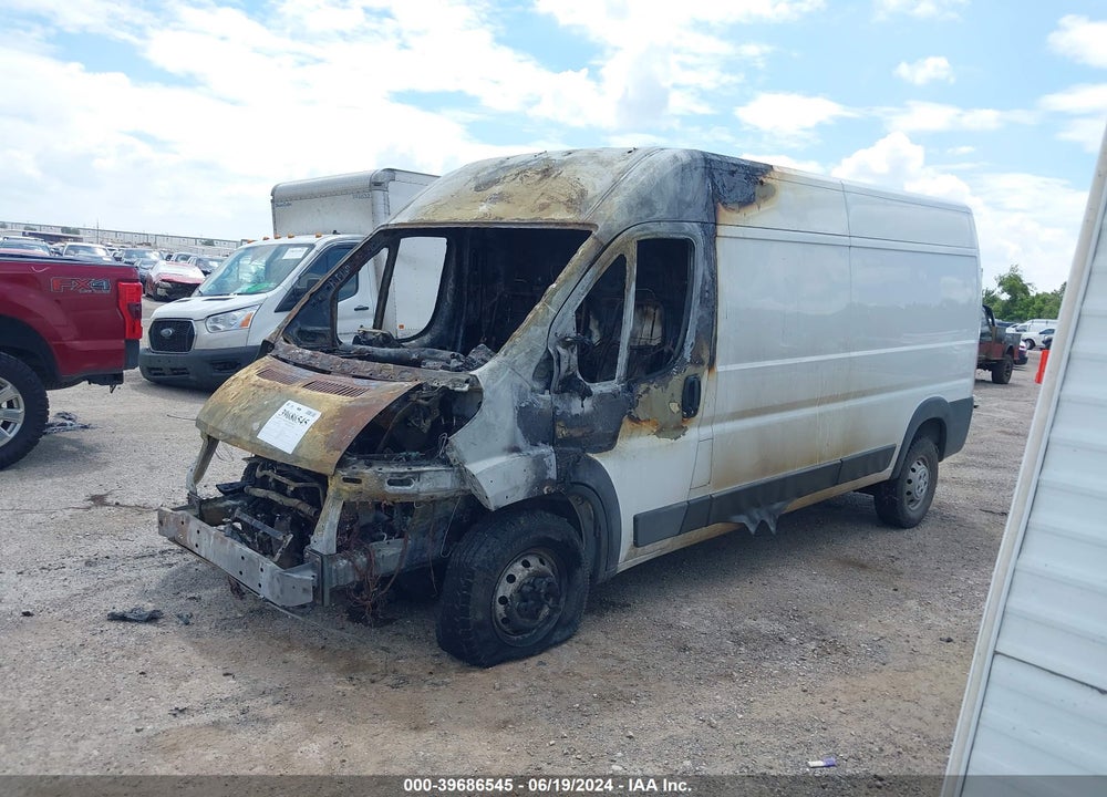 2017 RAM PROMASTER 2500 HIGH ROOF 159 WB VIN: 3C6TRVDG4HE537889