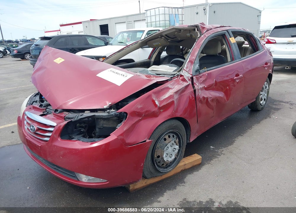 2010 HYUNDAI ELANTRA GLS VIN: KMHDU4AD3AU083895