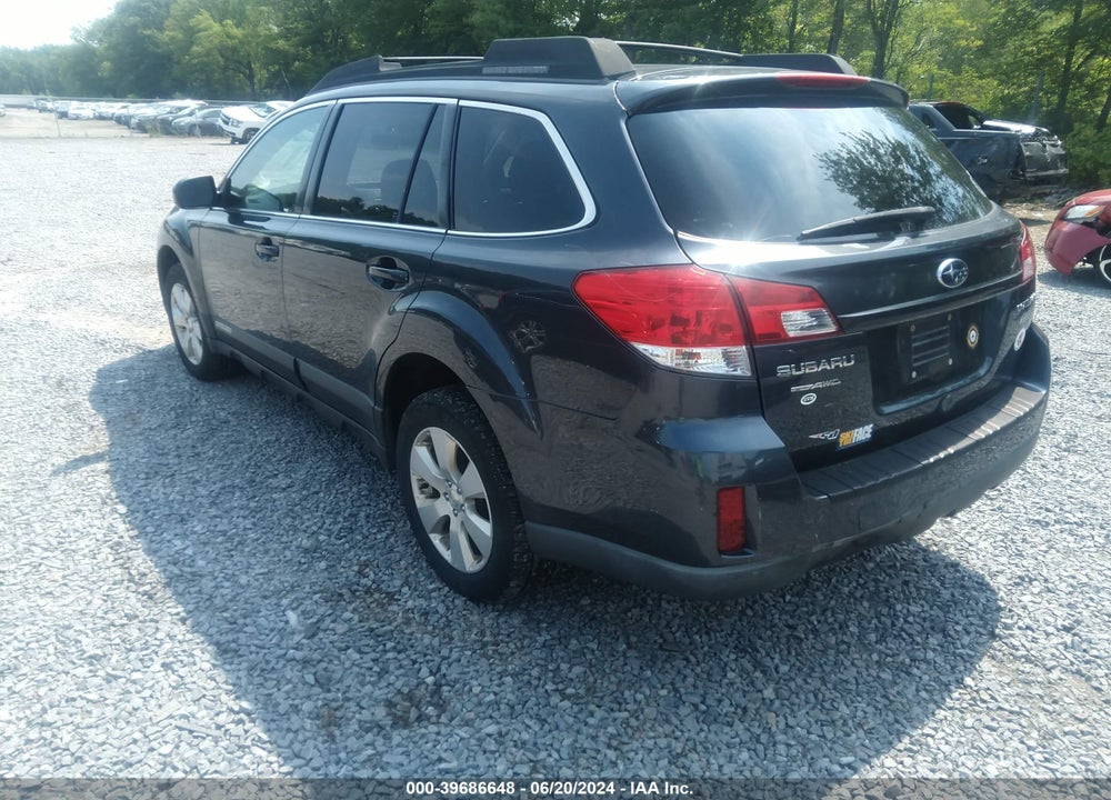 2011 SUBARU OUTBACK 2.5I PREMIUM VIN: 4S4BRBBC7B3351020