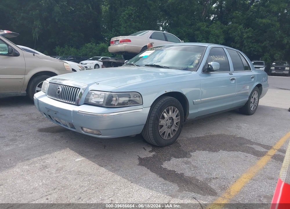 2008 MERCURY GRAND MARQUIS GS VIN: 2MEFM74V98X618409
