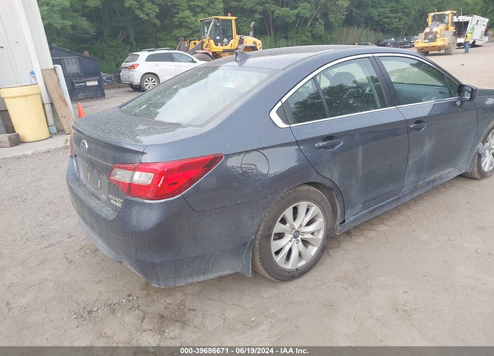 2017 SUBARU LEGACY 2.5I PREMIUM VIN: 4S3BNAC64H3026224