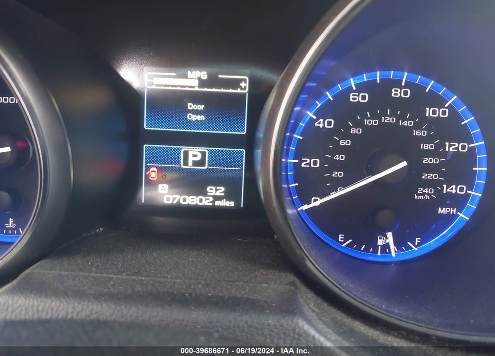 2017 SUBARU LEGACY 2.5I PREMIUM VIN: 4S3BNAC64H3026224