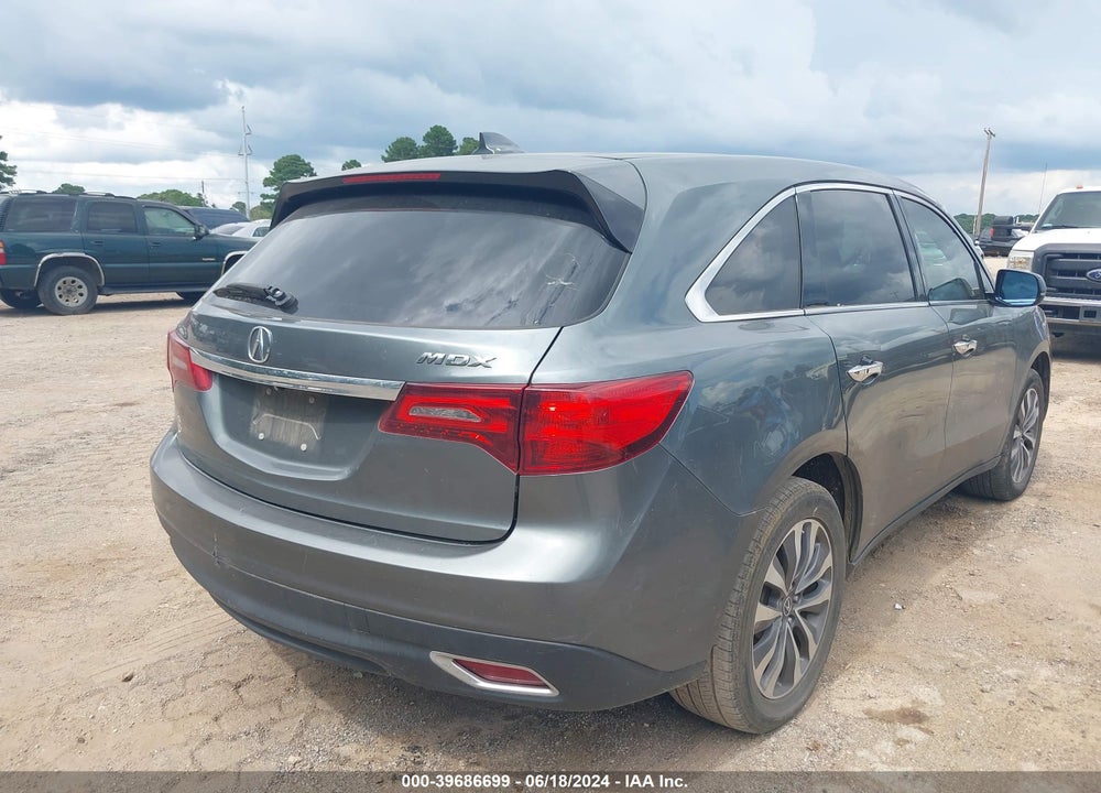 2014 ACURA MDX VIN: 5FRYD3H43EB016829
