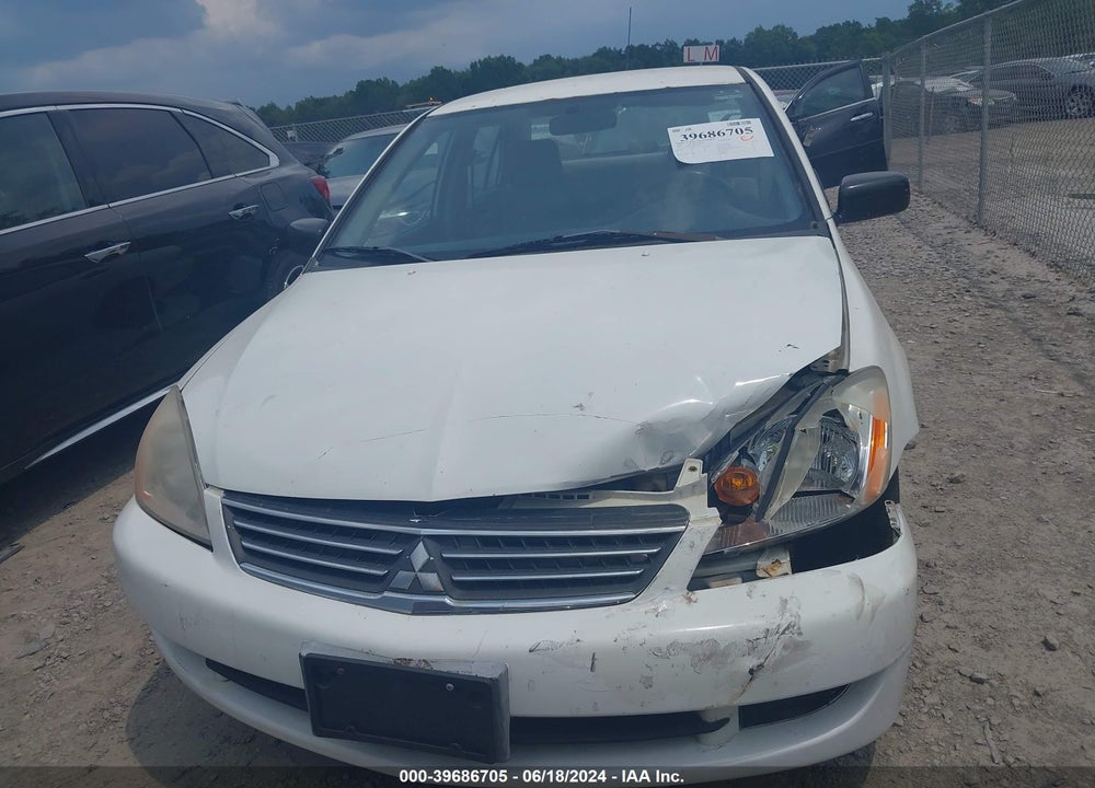 2006 MITSUBISHI LANCER ES/SE VIN: JA3AJ26EX6U031921