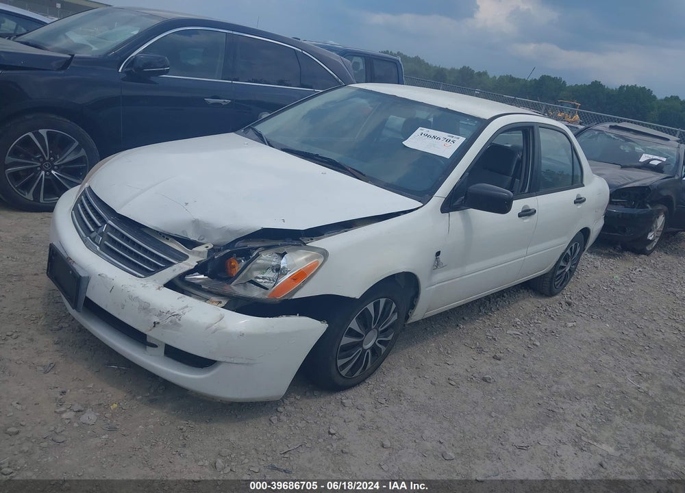 2006 MITSUBISHI LANCER ES/SE VIN: JA3AJ26EX6U031921