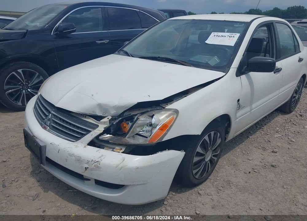 2006 MITSUBISHI LANCER ES/SE VIN: JA3AJ26EX6U031921