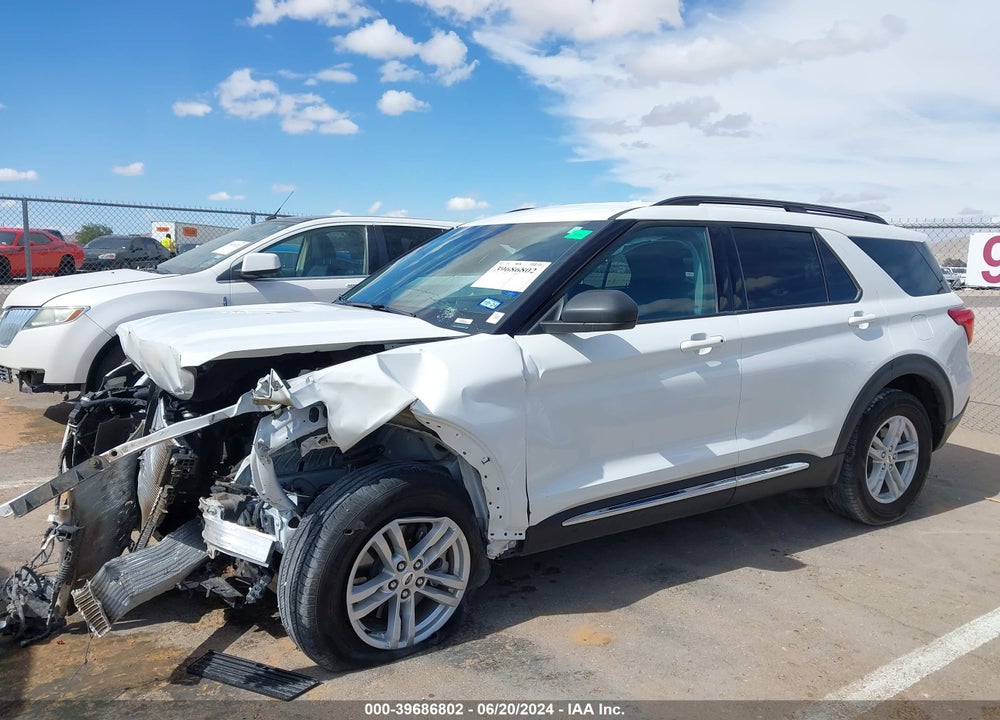 2022 FORD EXPLORER XLT VIN: 1FMSK7DH7NGC38076
