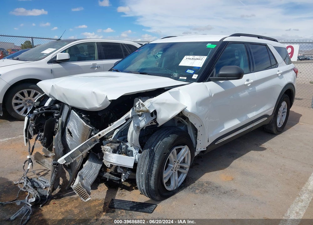 2022 FORD EXPLORER XLT VIN: 1FMSK7DH7NGC38076