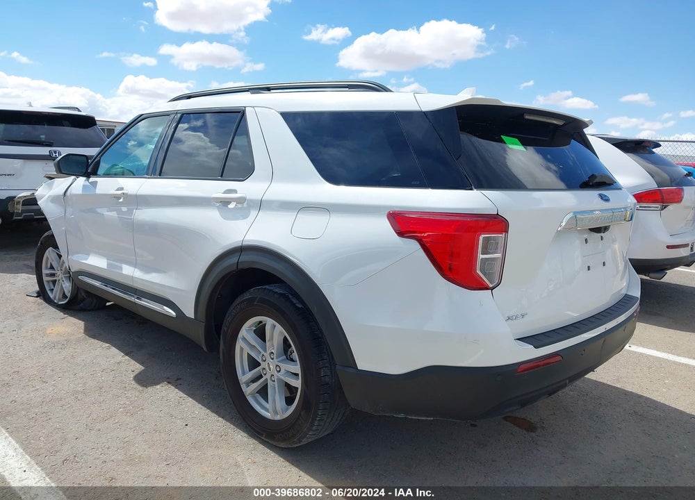 2022 FORD EXPLORER XLT VIN: 1FMSK7DH7NGC38076