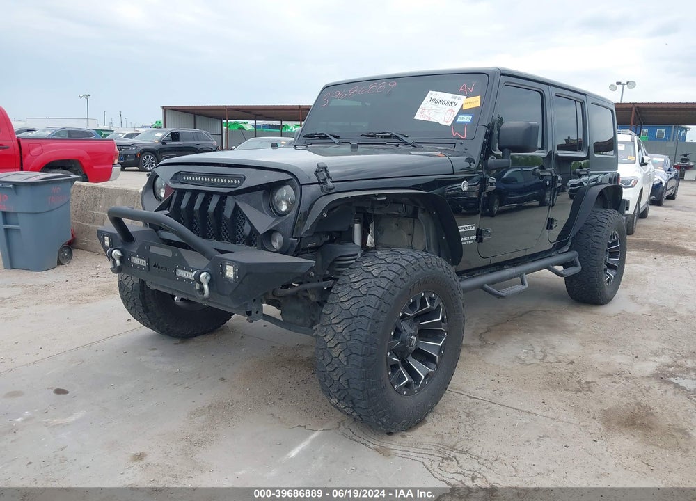 2016 JEEP WRANGLER UNLIMITED SPORT VIN: 1C4HJWDG5GL196584