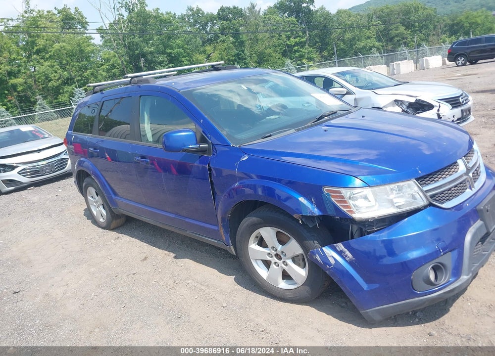 2012 DODGE JOURNEY SXT VIN: 3C4PDCBG0CT392886