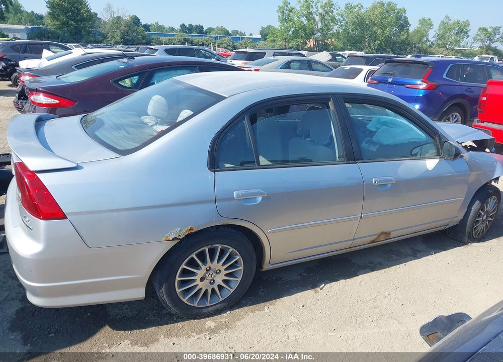 2005 HONDA CIVIC LX/LX SE VIN: 2HGES16505H564826
