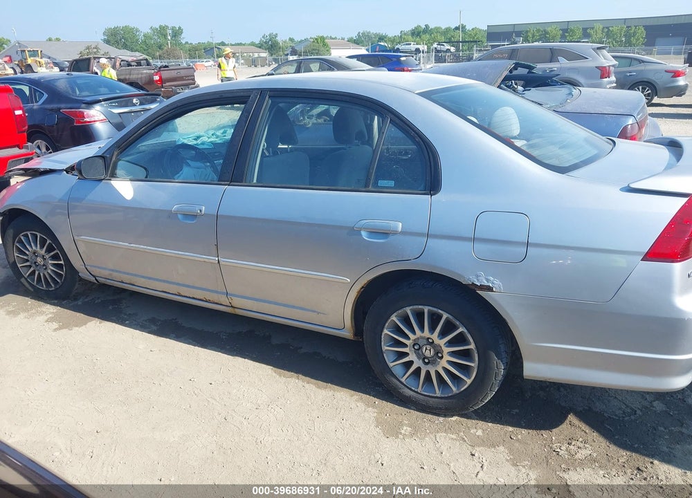 2005 HONDA CIVIC LX/LX SE VIN: 2HGES16505H564826