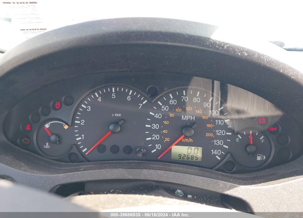 2006 FORD FOCUS ZX5 VIN: 1FAFP37N26W185172