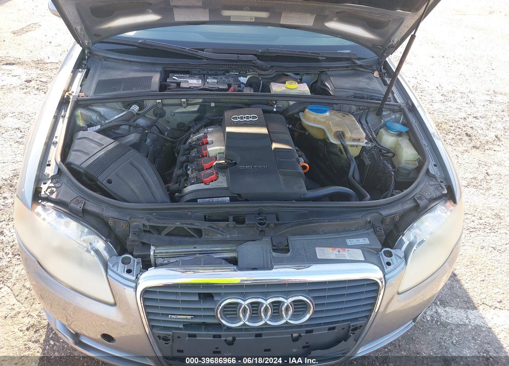 2006 AUDI A4 2.0T VIN: WAUDF78E26A214495
