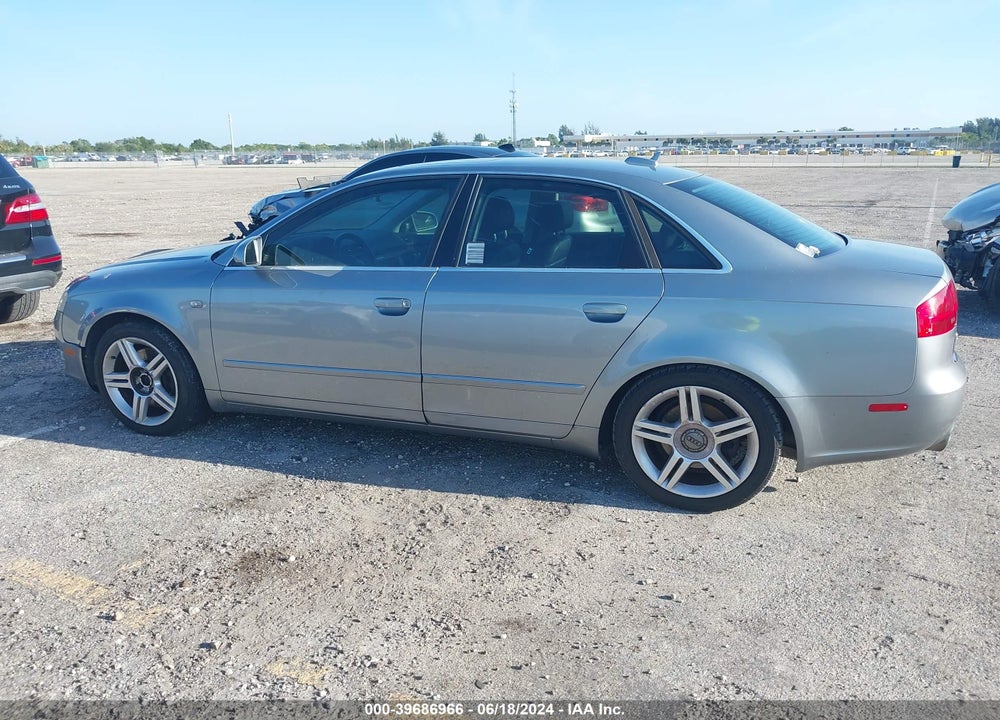 2006 AUDI A4 2.0T VIN: WAUDF78E26A214495