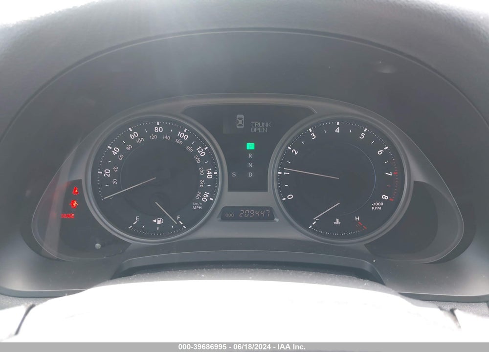 2009 LEXUS IS 250 VIN: JTHBK262X95088092