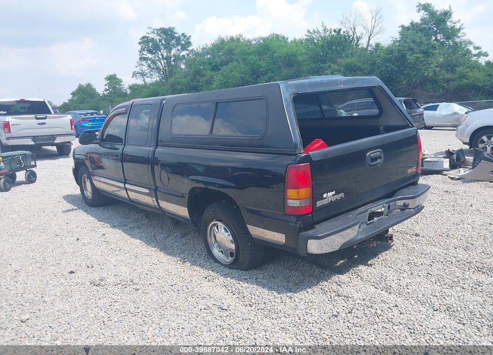 2003 GMC SIERRA 1500 SLE VIN: 2GTEC19V431398985
